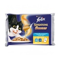 Felix Sensations - Tőkehal és Szardínia zöldségekkel szószban 4 x 85 g